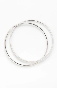 John Galt Silver Layered Bracelet