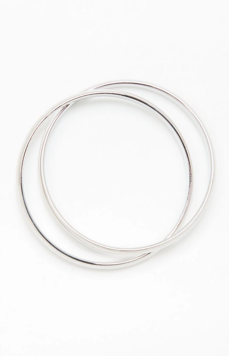 John Galt Silver Layered Bracelet