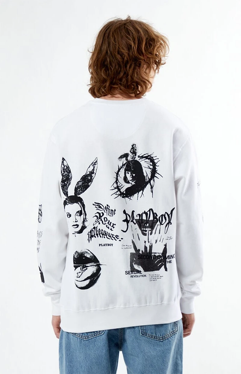 Playboy By PacSun For All Crew Neck Sweatshirt