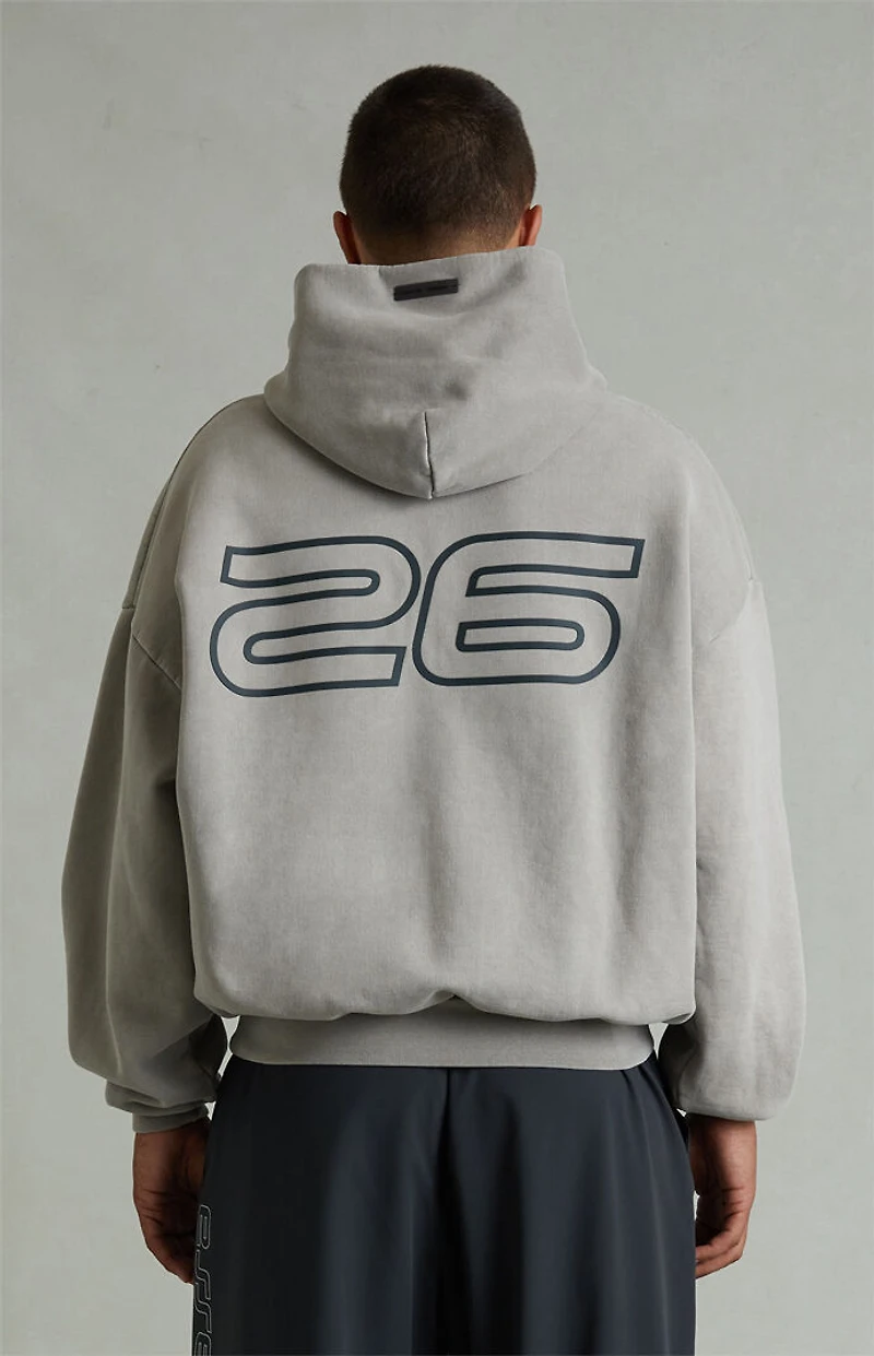 Fear of God ESSENTIALS Smoke Grey '90s Fleece Hoodie