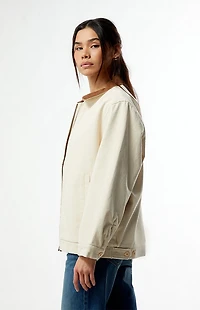 Rhythm Jaimie Corduroy Collar Oversized Work Jacket