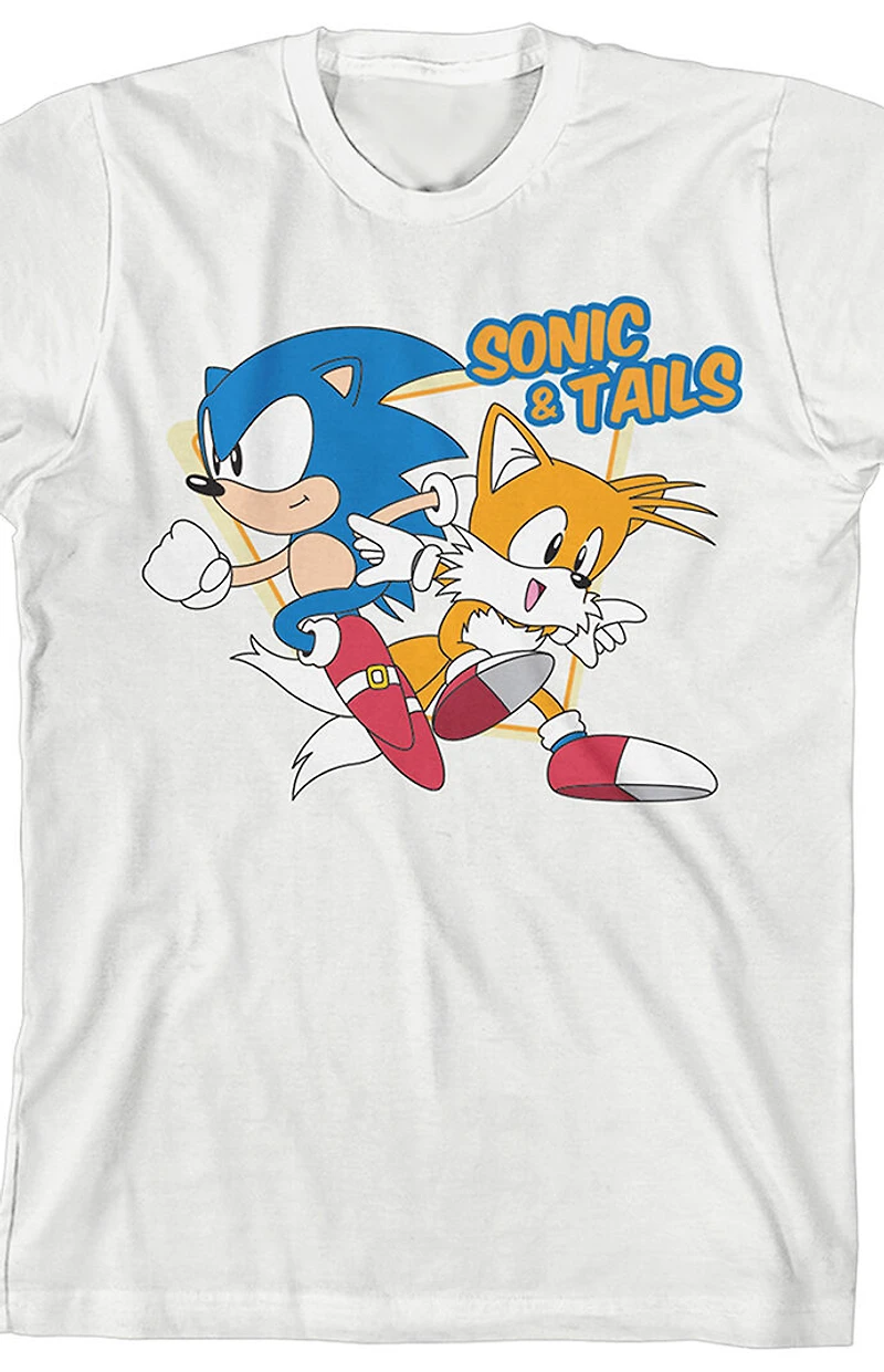 Kids Sonic The Hedgehog & Tails T-Shirt