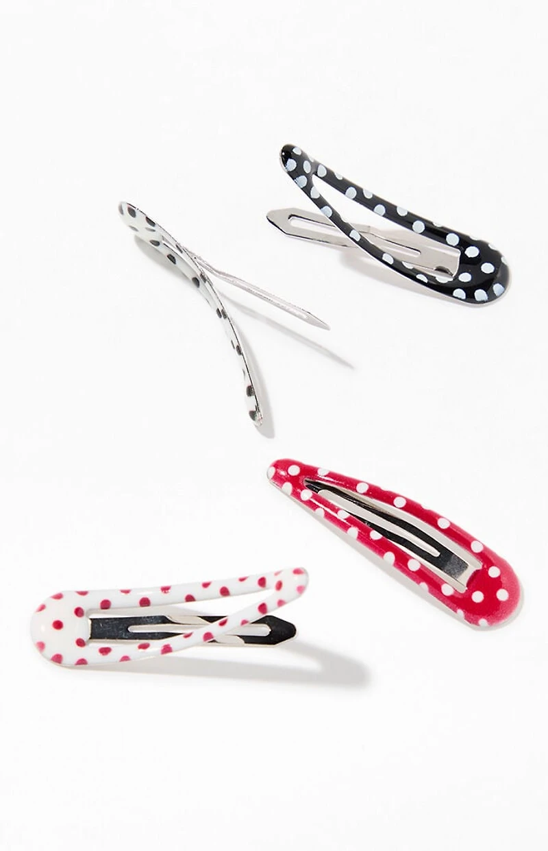 John Galt Polka Dot Hair Clips
