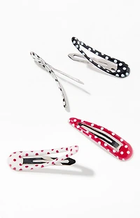 John Galt Polka Dot Hair Clips