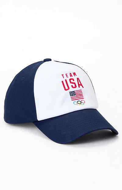Olympics Milano Cortina Team USA Embroidered Snapback Hat
