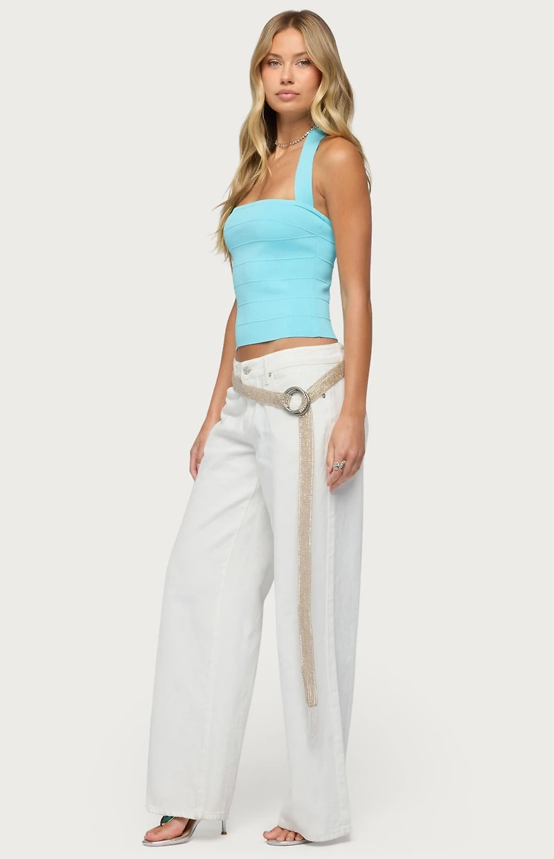 Edikted Esmerela Bandage Halter Top