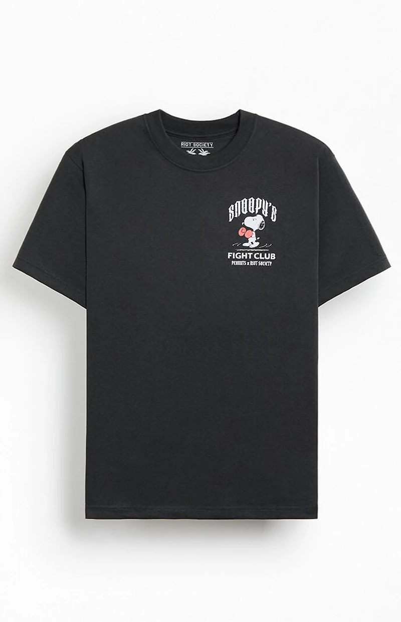 Riot Society Snoopy Fight Club Champion T-Shirt