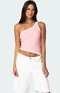 Edikted Asymmetric Contrast Top