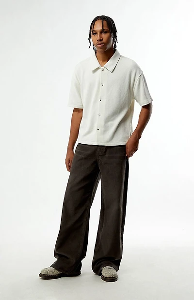 Pacsun Blake Extreme Baggy Pants Corduroy Dark Gray