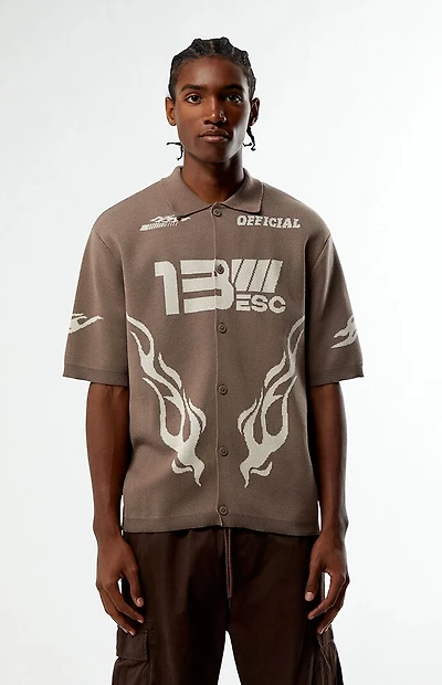 Pacsun 13 ESC Polo Sweater Shirt