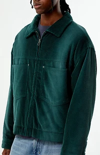 Pacsun Green Corduroy Billie Gas Jacket
