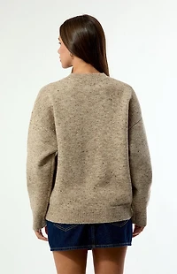 Rhythm Rumi Speckle Knit Crew Neck Sweater