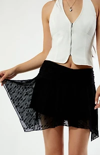 Your Favorite Lace Flowy Mini Skirt