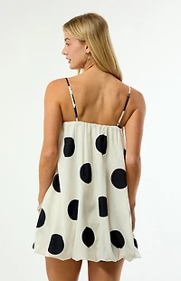 Beverly and Beck Penelope Polka Dot Bubble Mini Dress