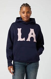 Pacsun Navy LA Applique Hoodie