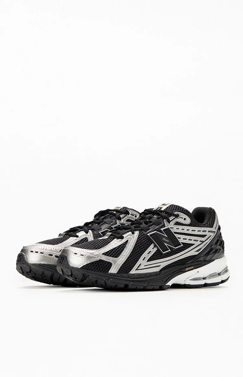 New Balance Black & Silver Metallic 1906R Shoes