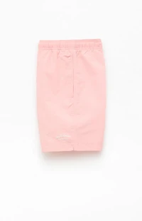 Pacsun Pink Collegiate 6.5" Swim Trunks