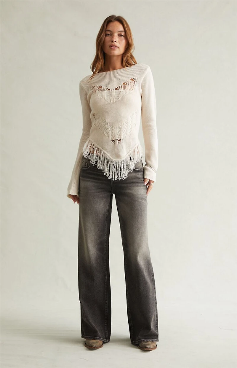 Pacsun Ultimate Low Rise Baggy Jeans Tinted Gray