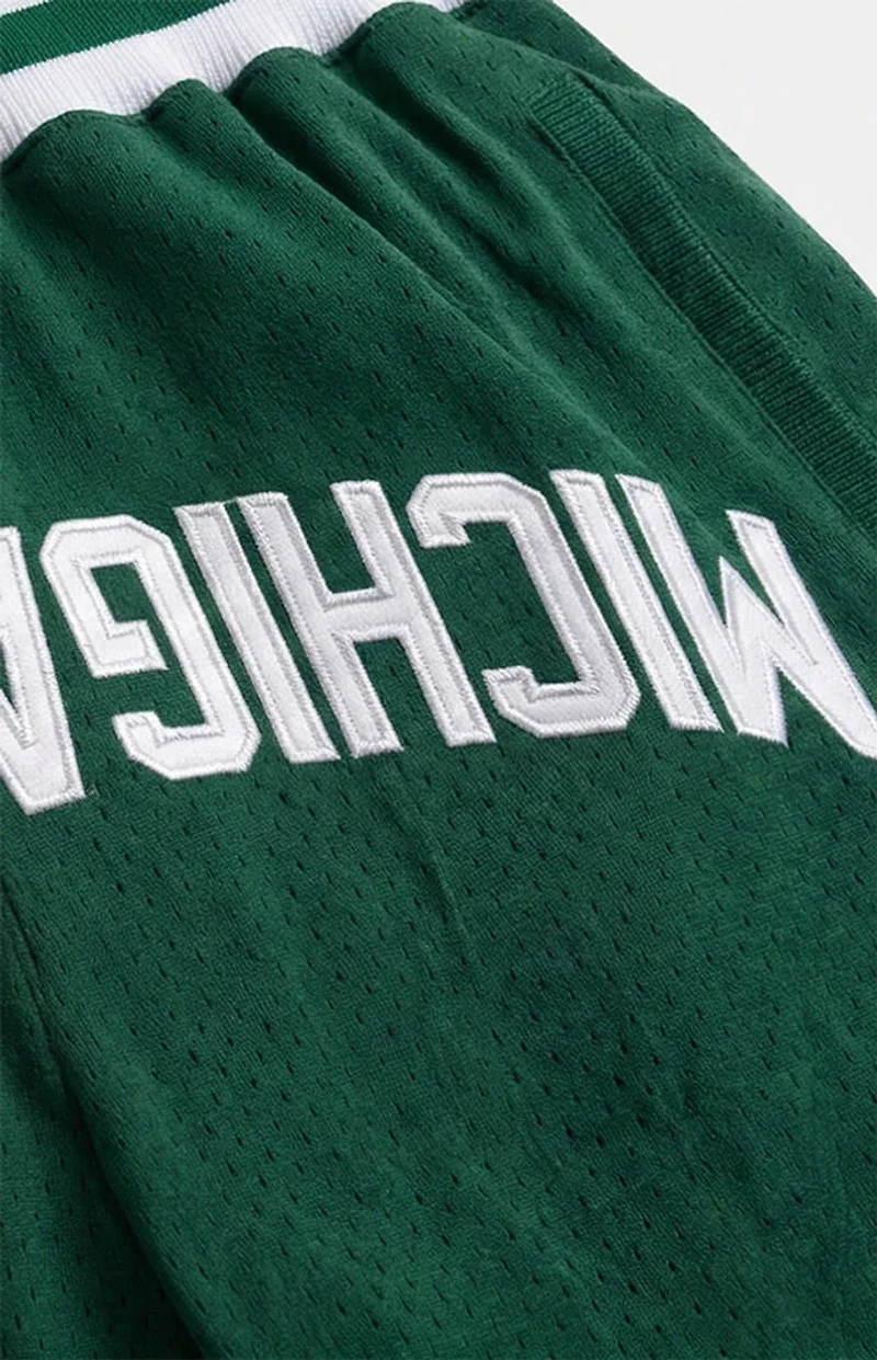 UPSIDE Michigan State University Spartans Varsity Mesh Shorts