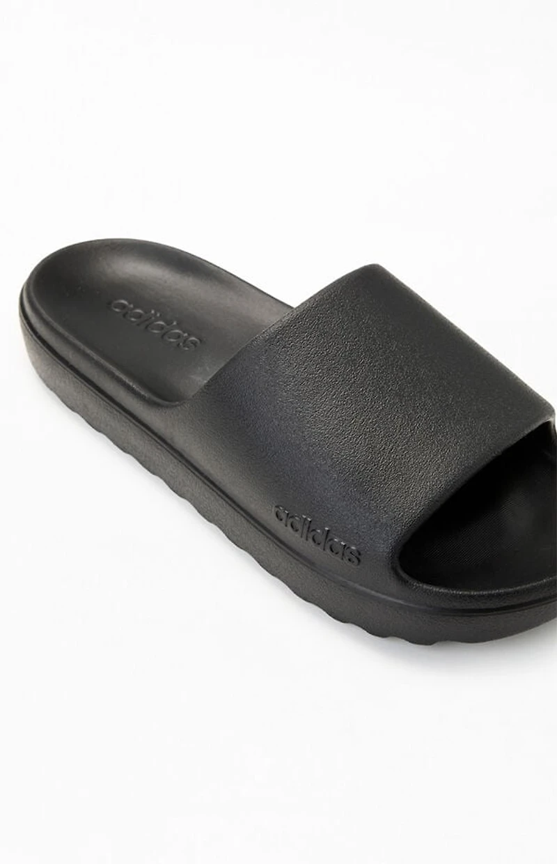 adidas Kids Black Adilette Lumia Slides