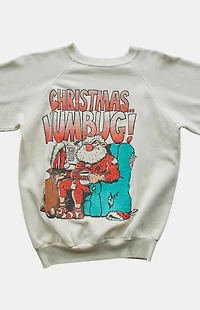 PS VINTAGE 90s Christmas Humbug Crew Neck Sweatshirt
