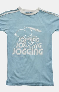 PS VINTAGE 80s Snoopy Jogging Graphic T-Shirt