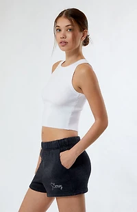 Coney Island Picnic Black Knit Lounge Sweat Shorts