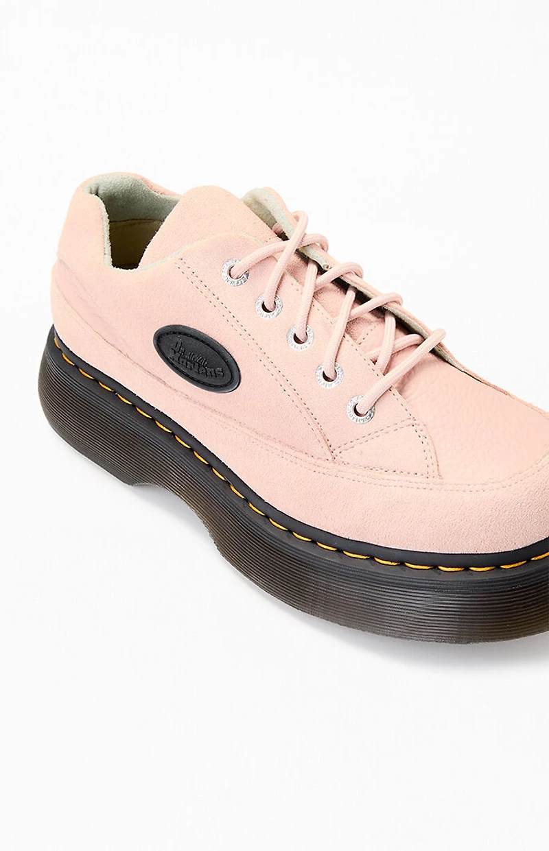 Dr Martens Women's Pink Buzz 5-Eye Leather Sneakers