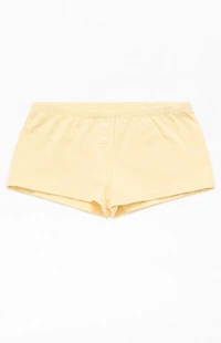 John Galt Yellow Boxer Boyshorts