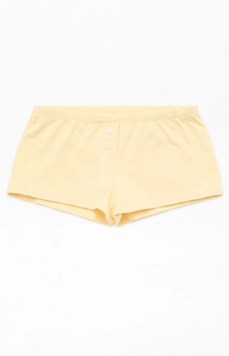 John Galt Yellow Boxer Boyshorts