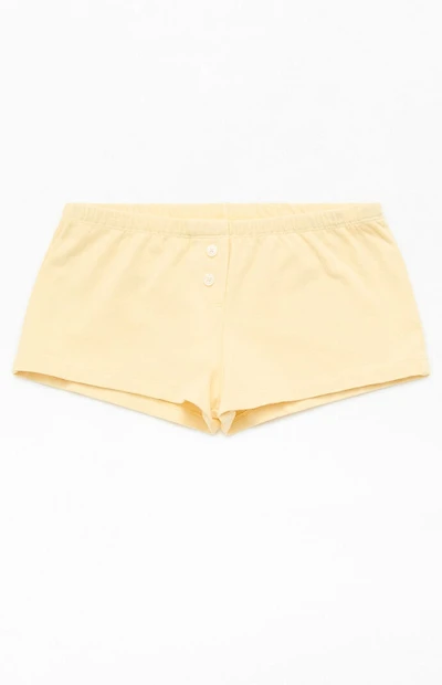John Galt Yellow Boxer Boyshorts