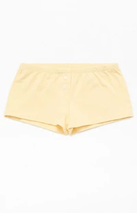John Galt Yellow Boxer Boyshorts