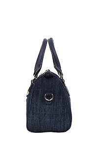 True Religion Dark Denim Heritage Satchel Bag