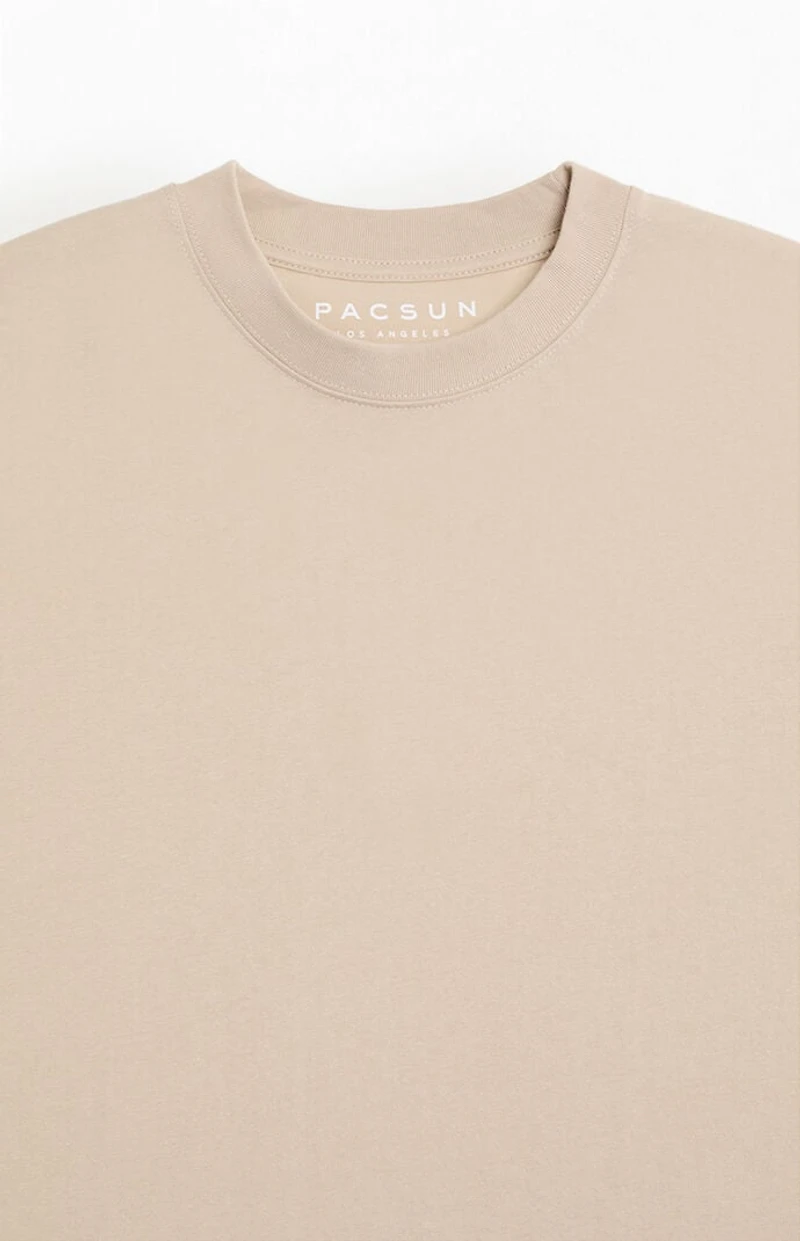 Pacsun Tan Premium Cropped T-Shirt