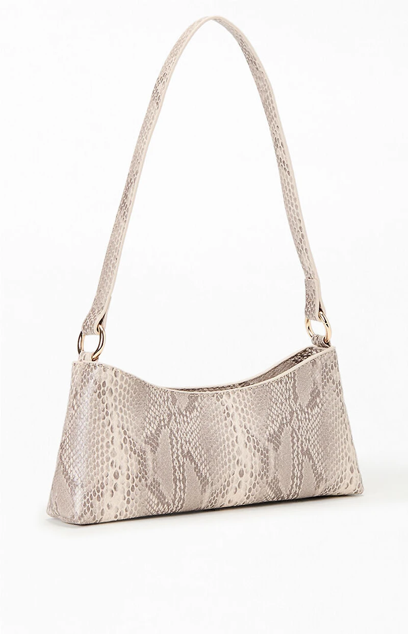Pacsun Snakeskin Vixen Faux Leather Shoulder Bag