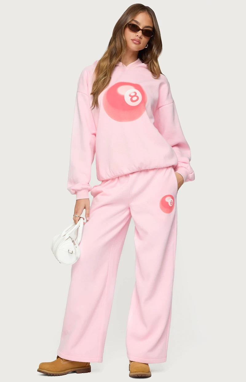 Edikted Lucky 8 Oversized Hoodie