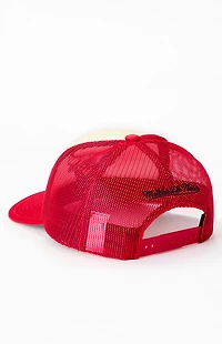 Mitchell & Ness Chicago Bulls Vintage Block Trucker Hat
