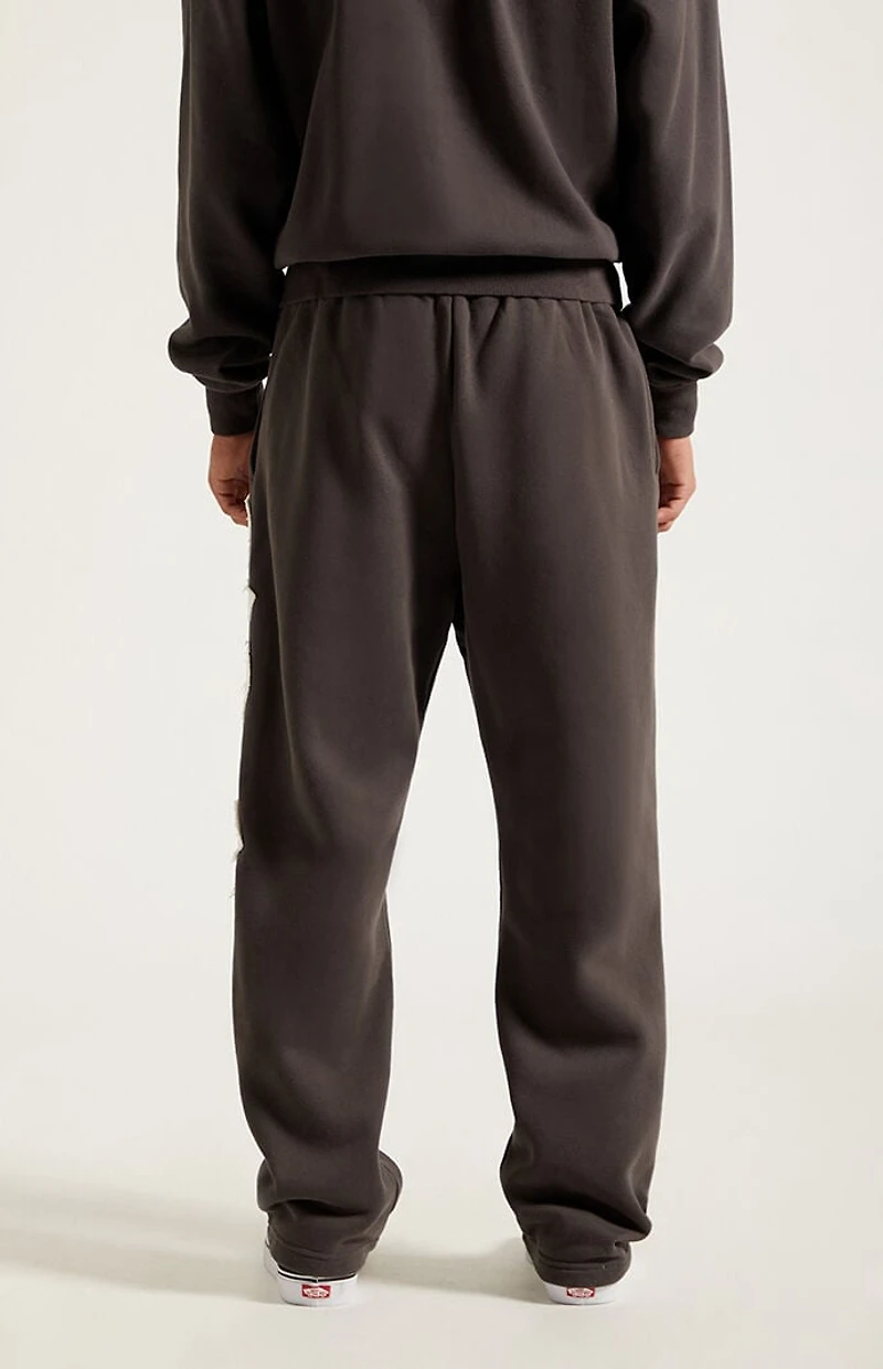 Pacsun NY Raw Applique Baggy Sweatpants