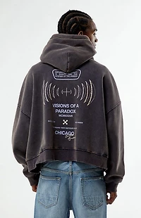 Pacsun Visions of Paradox Cropped Hoodie