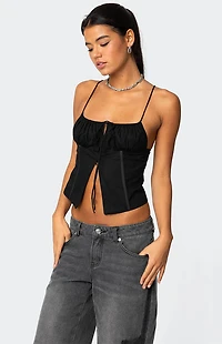 Edikted Trinitie Poplin Corset