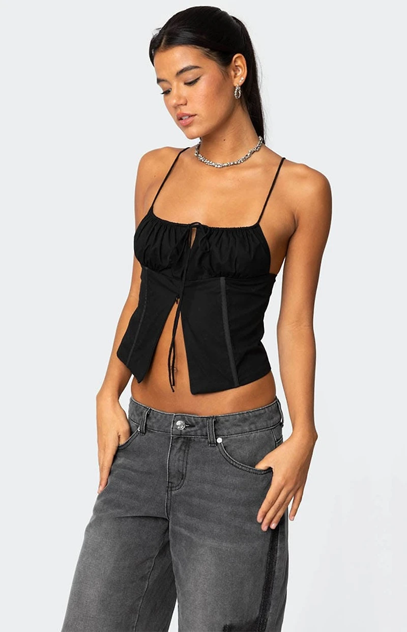 Edikted Trinitie Poplin Corset