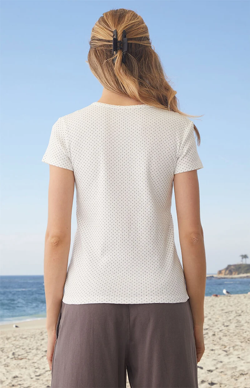 John Galt Hailie Polka Dot T-Shirt