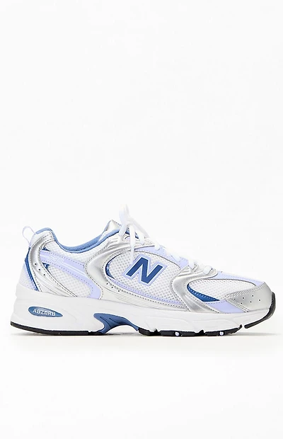 New Balance Blue & Silver 530 Sneakers