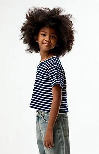 Pacsun Kids Striped Ribbed Skimmer T-Shirt