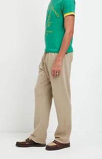 Pacsun Tan Johnny Fleece Straight Sweatpants