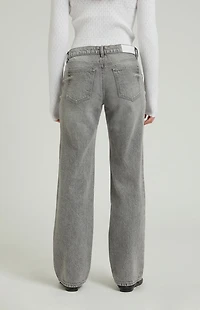 Pacsun Jordyn Gray Low Rise Straight Leg Jeans