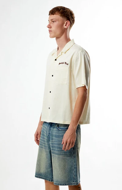 Pacsun Moonlight Embroidered Camp Shirt
