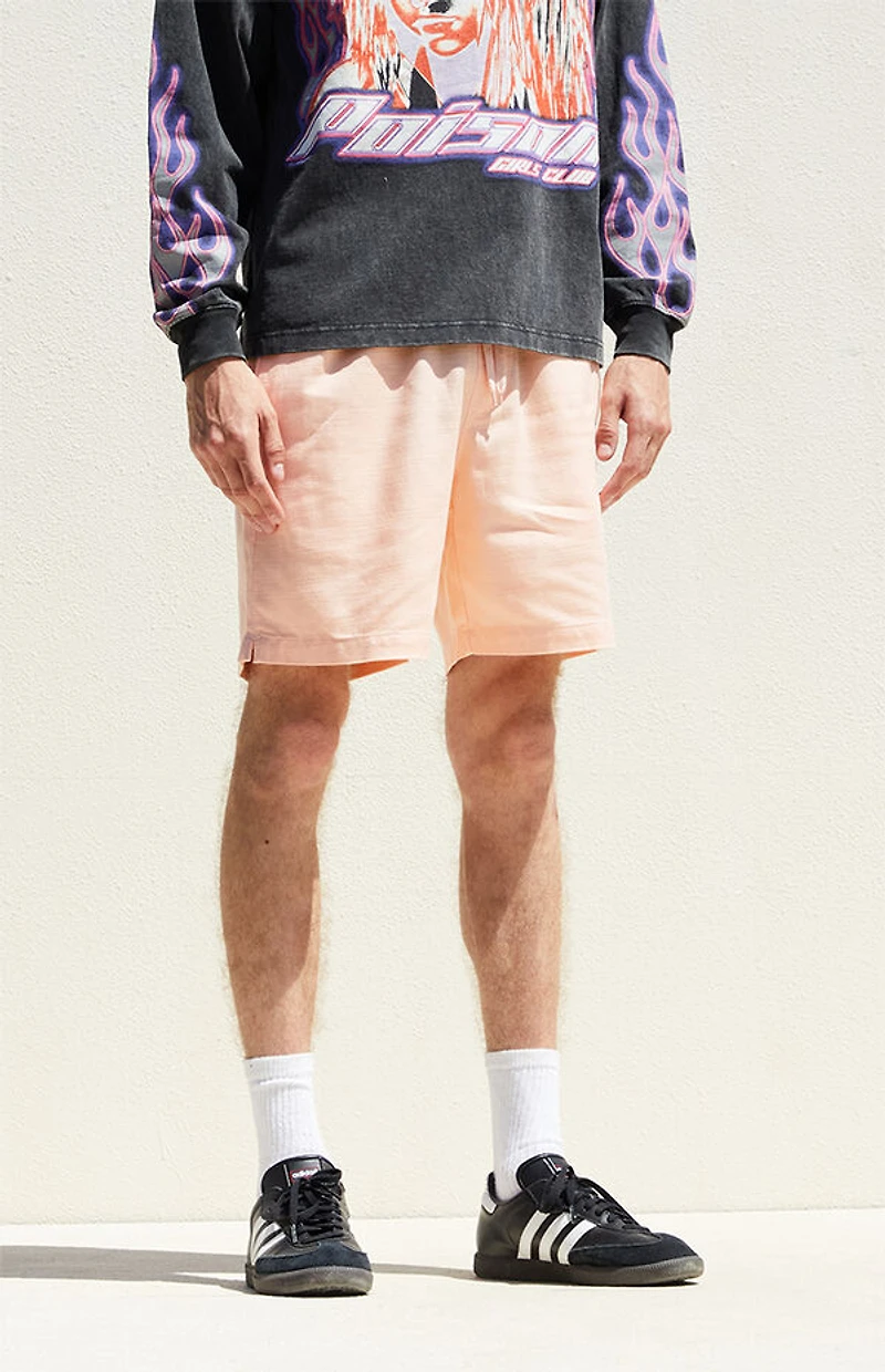 Pacsun Cotton Textured Volley Shorts