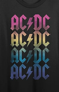 AC/DC Logo Cropped T-Shirt