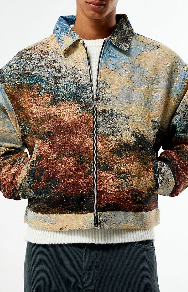 Pacsun Voice Divine Jacquard Gas Jacket